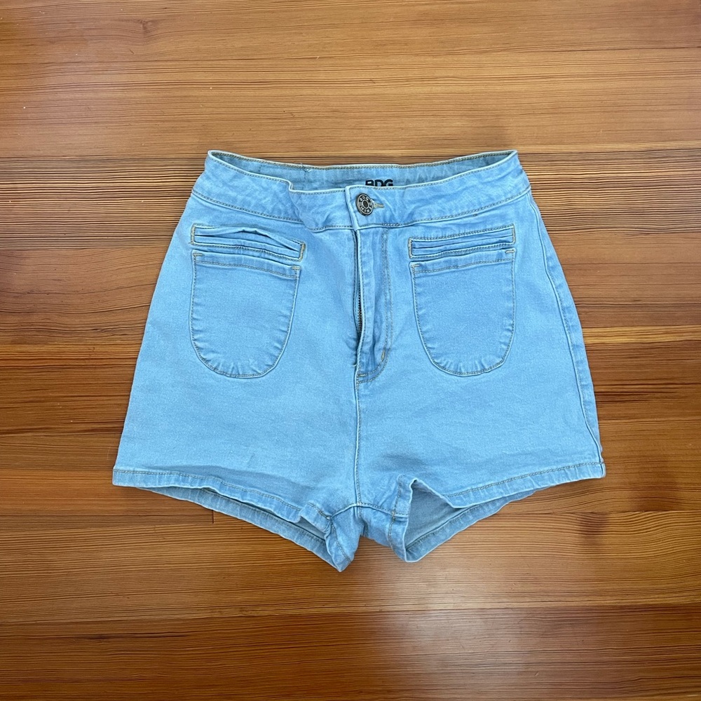 BDG High Waisted Denim Shorts